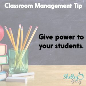 Classroom Management Tip #1