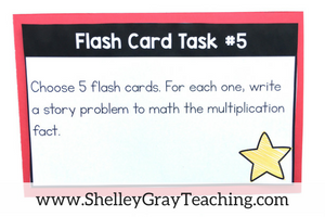 free activities for a set of multiplication flash cards