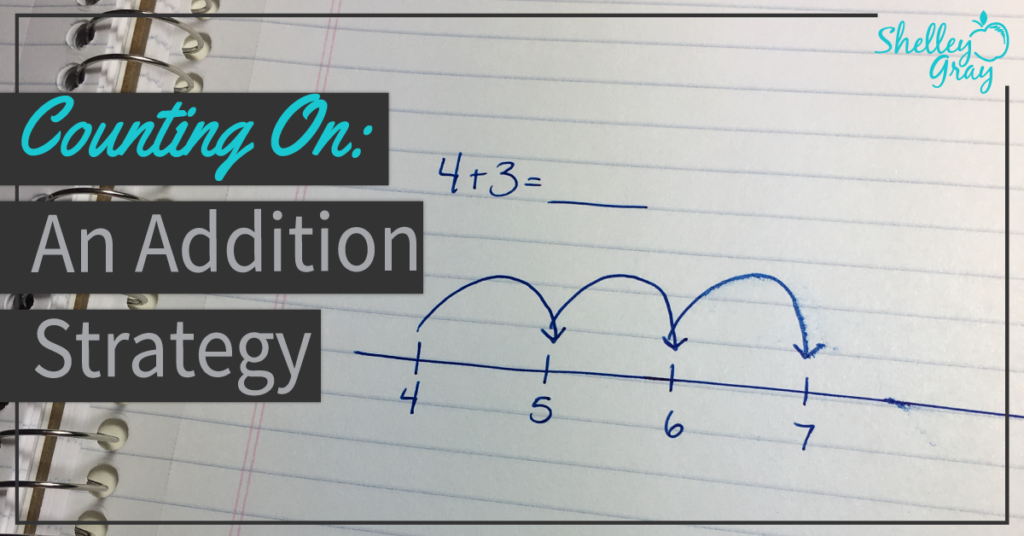 the counting on strategy for addition