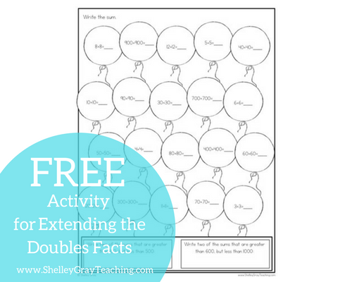 extending the doubles facts for addition