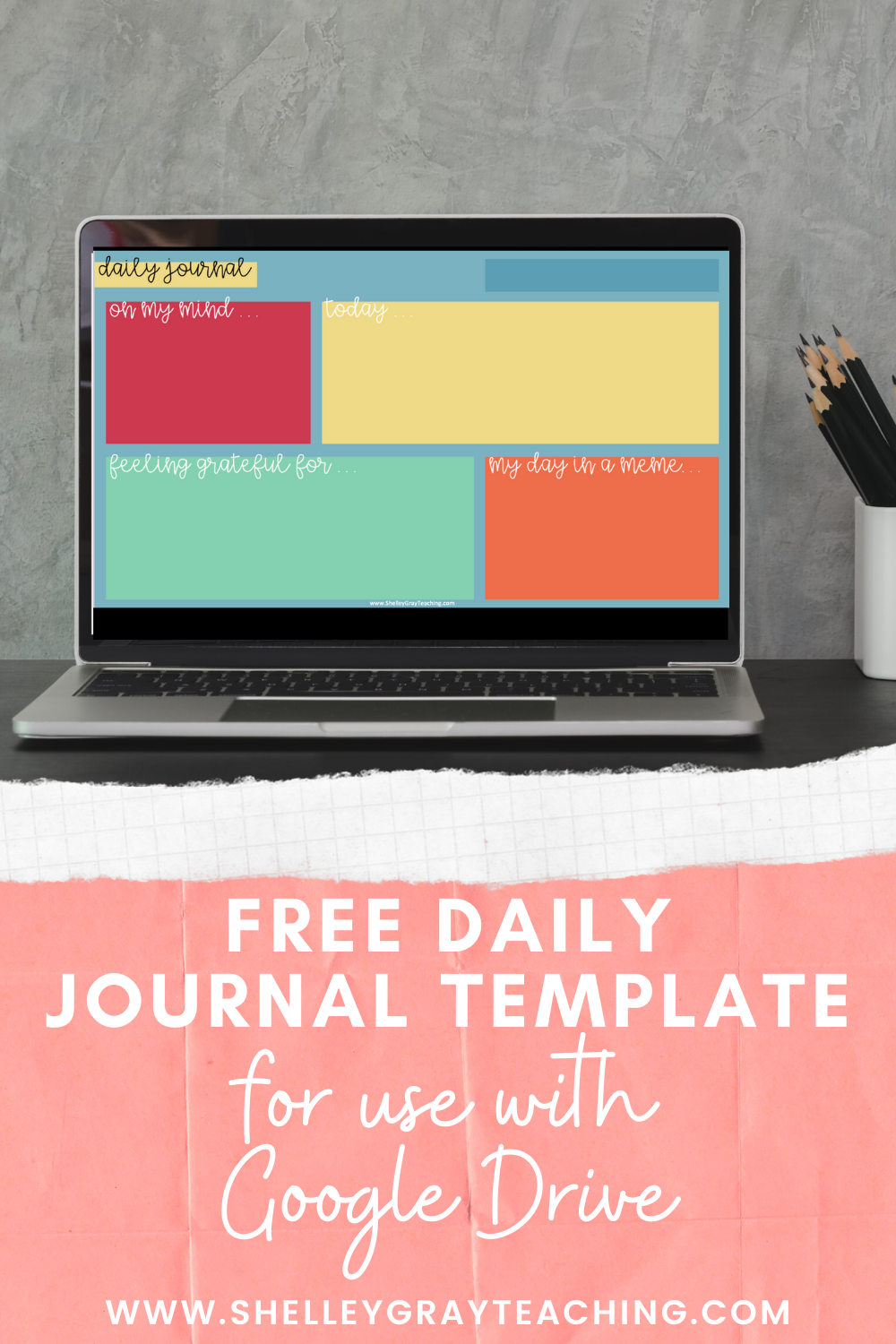 Free Daily Journal Template for Use with Google Drive