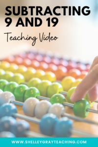 Subtracting 9 and 19: Teaching Video
