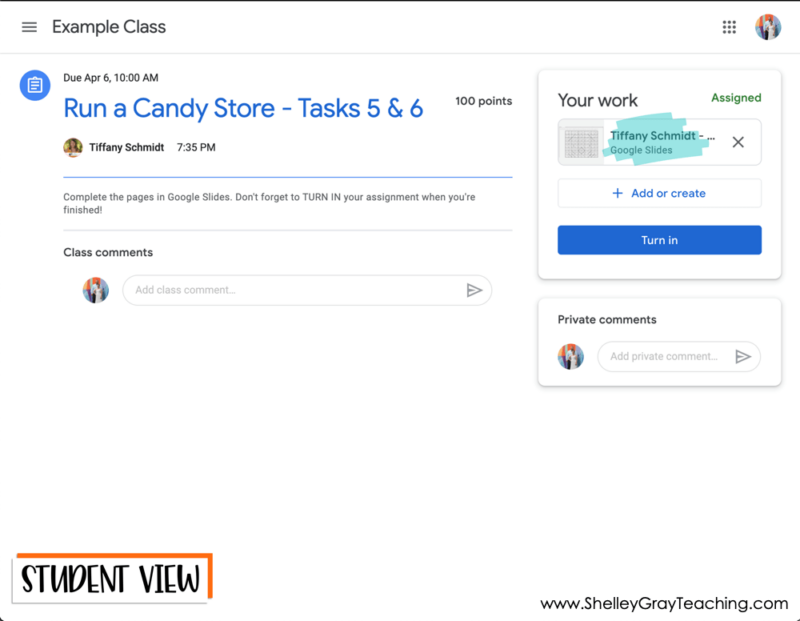 How to Create An Assignment with Google Classroom - Shelley Gray