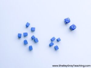 blocks and dice