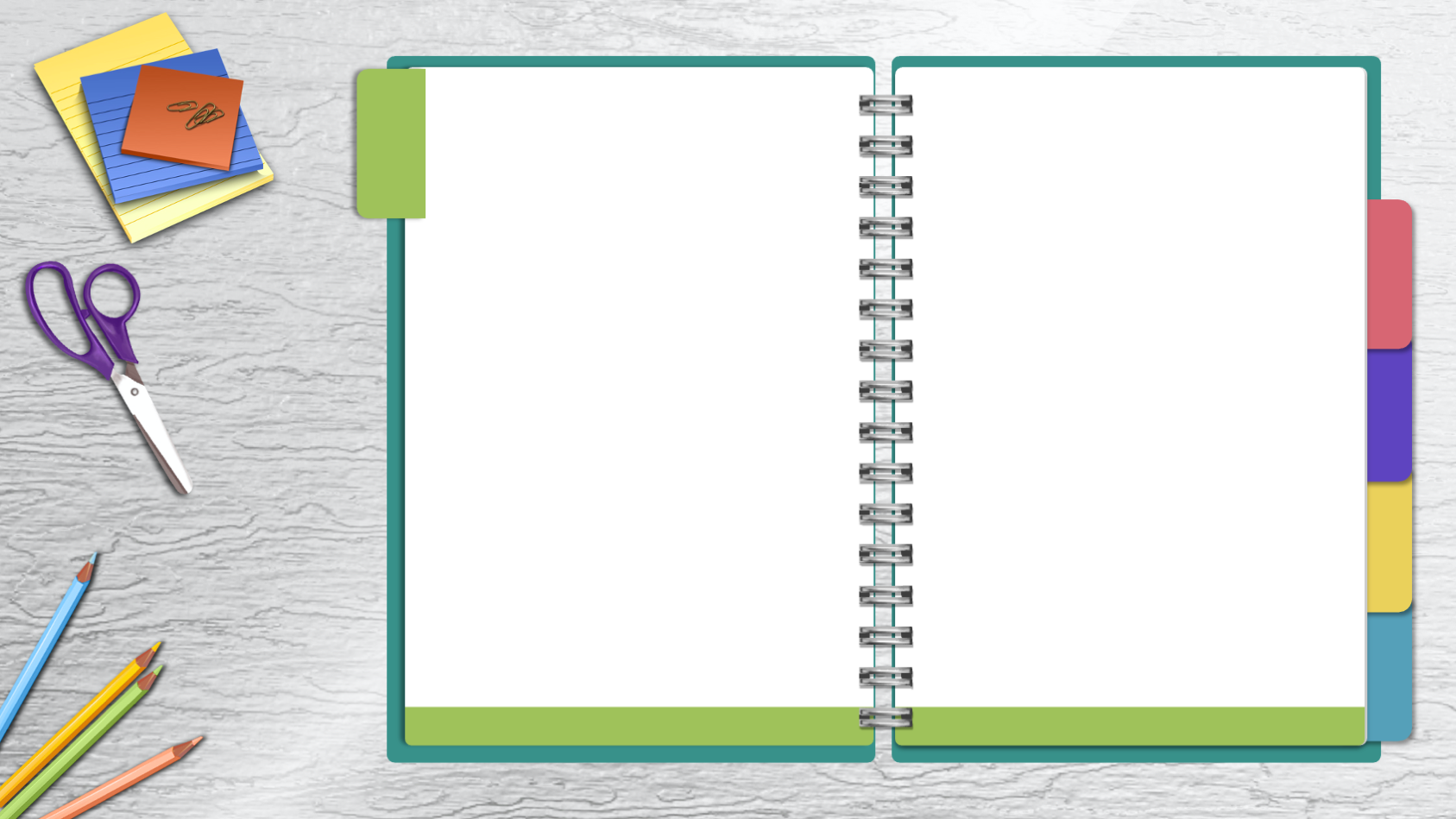 Digital Notebook Templates for Use With Google Slides™: Personal and