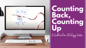 Counting Back Counting Up Subtraction Video