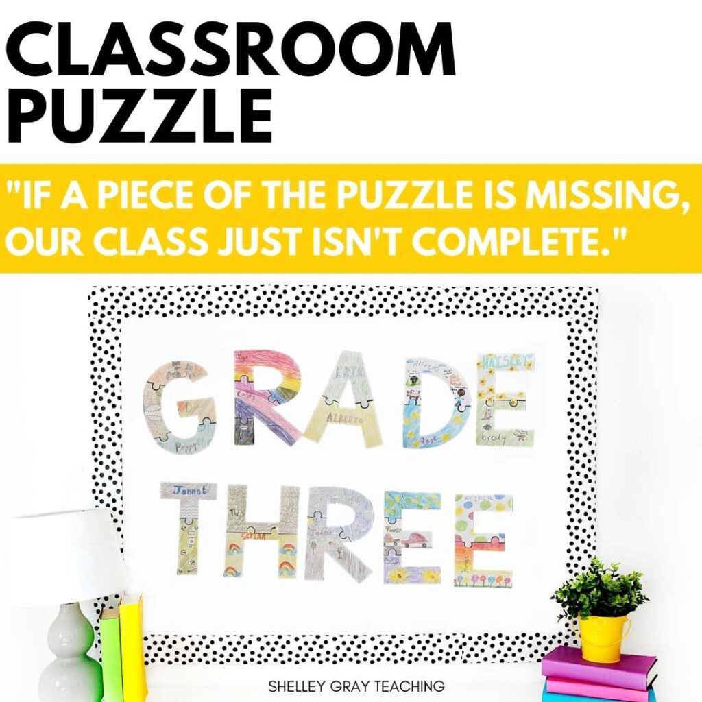 back to school classroom puzzle