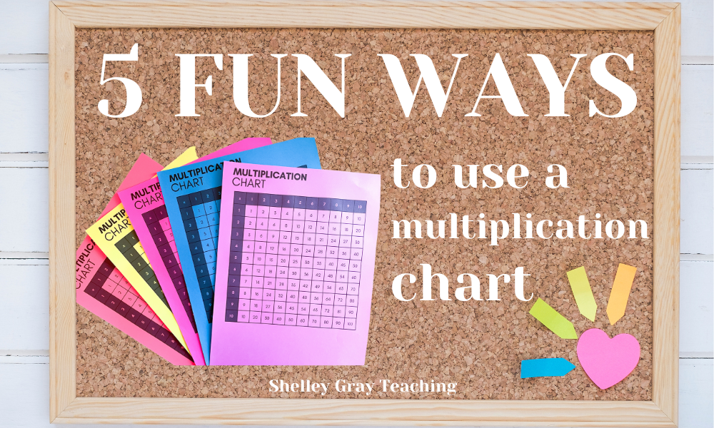 fun ways to use a multiplication chart