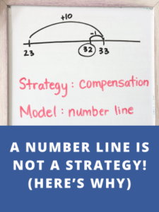 number line strategy
