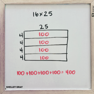 equal parts area model