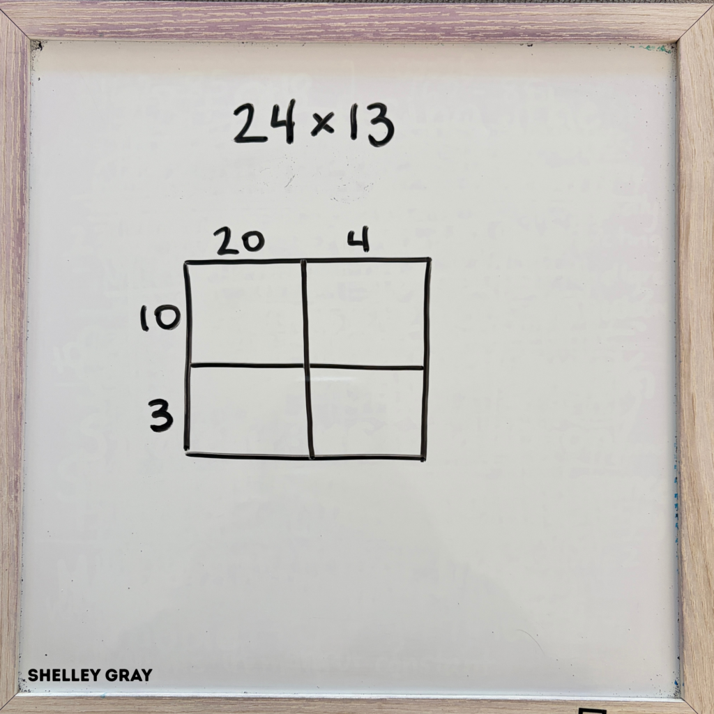 multiplication area model