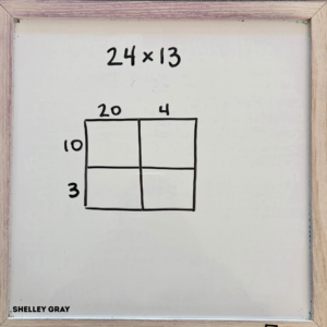multiplication area model