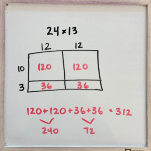 how to teach the area model