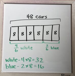 fractions bar model